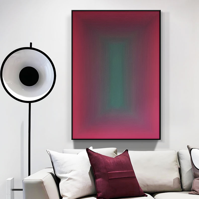 沙发背景墙砂岩肌理画侘寂中古风壁画客厅餐厅装饰挂画高级感油画