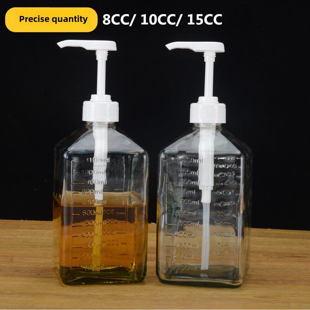 糖压瓶奶茶店玻璃果糖压瓶手压式果糖机果糖器8cc 10cc15cc定量机