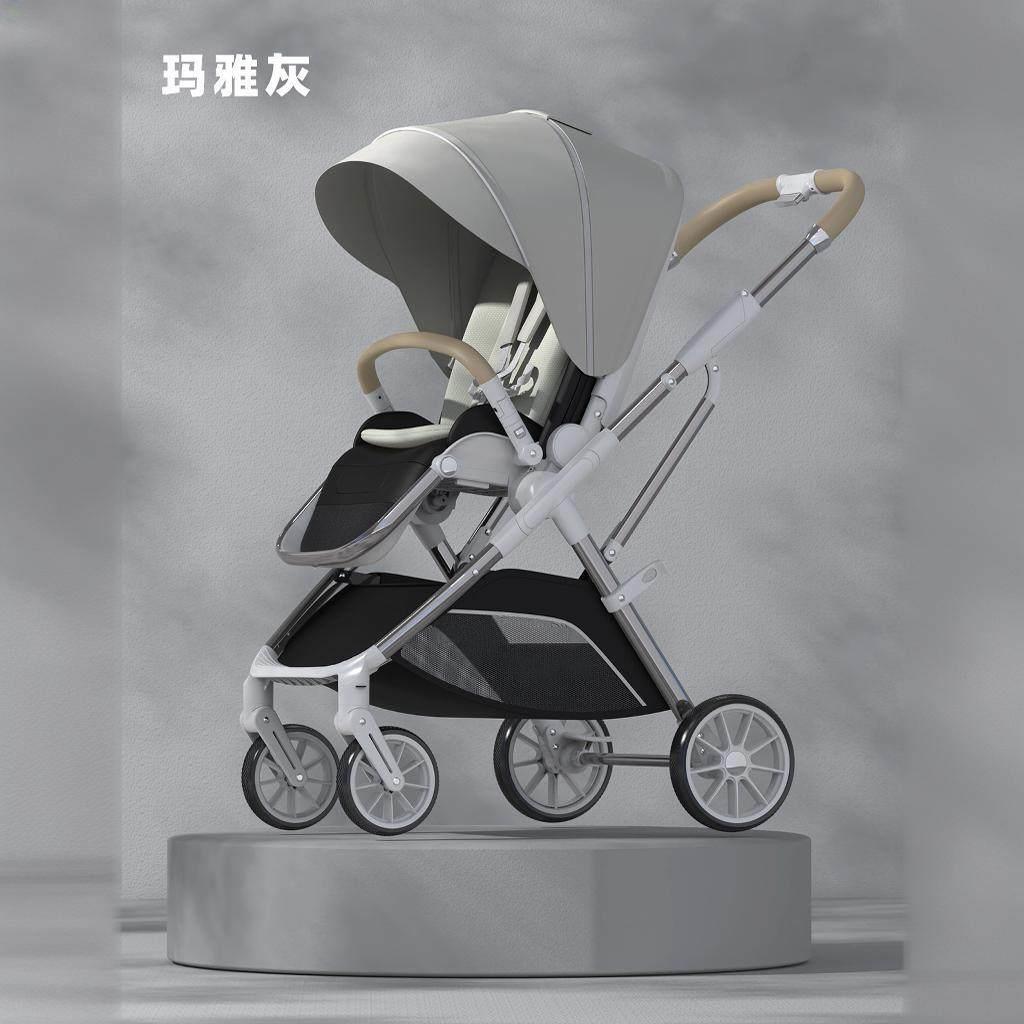 TIANRUI高景观婴儿推车可坐可躺双向推行轻便折叠宝宝推车婴儿车