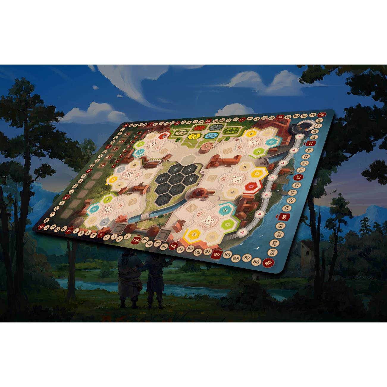 【安妮桌游】勃艮第典藏版桌游牌垫 The Castles of Burgundy