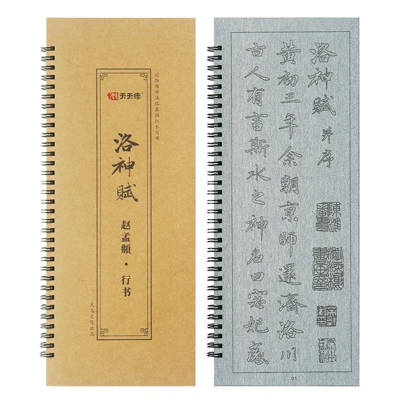 赵孟頫小楷行书洛神赋全文字帖练习水写本临摹描红毛笔字帖水写布