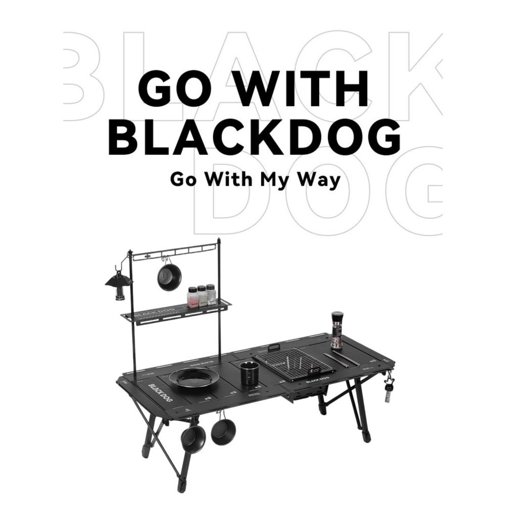 BLACKDOG 黑狗百式折叠桌野营桌椅韩国IGT桌铝合金户外便捷露营桌