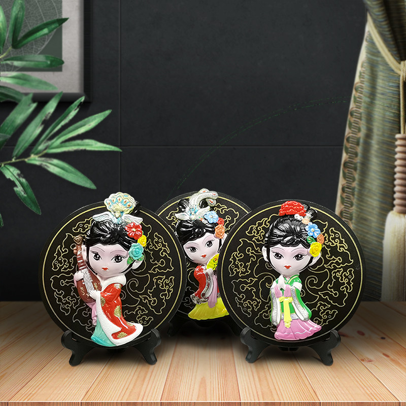 京剧脸谱娃娃摆件家居酒柜装饰商务会议中国特随手礼品送老外礼物