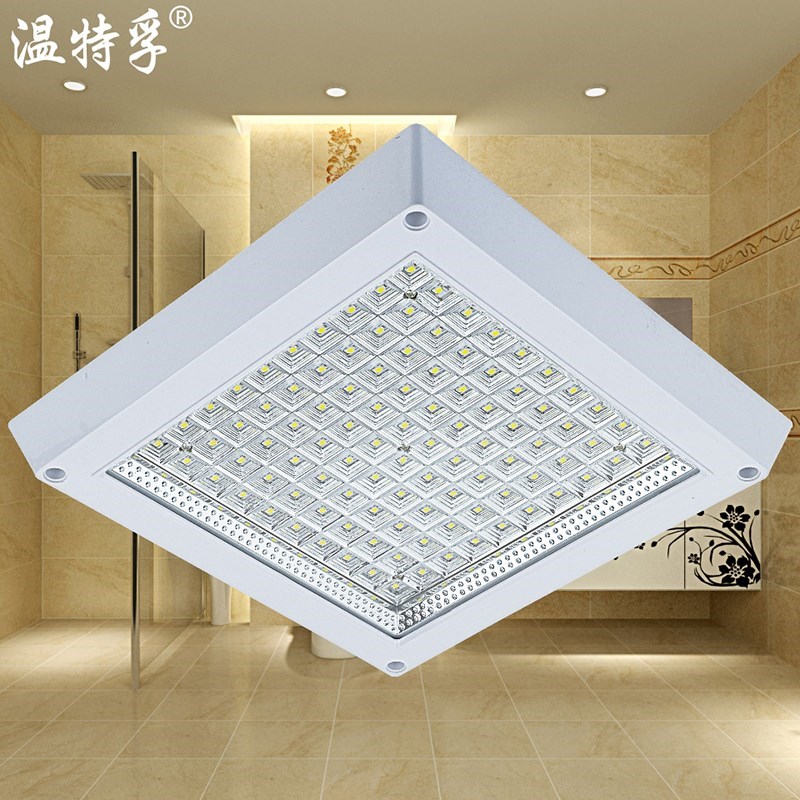 led厨房灯卫生间吸顶灯厨卫灯浴室灯防水洗手间厕所灯明装