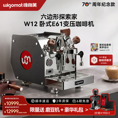 双锅炉|子母锅炉可选 旋转泵变压 E61冲煮头