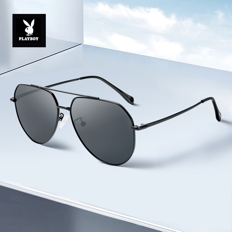花花公子太阳镜男士开车专用眼镜防紫外线强光高级高端墨镜偏光镜