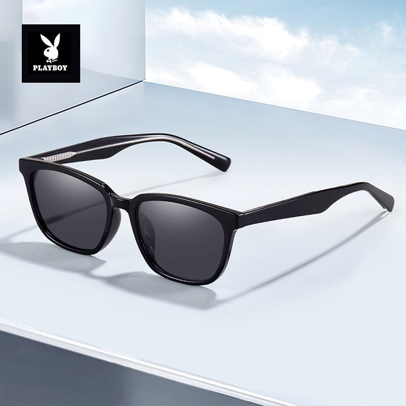 花花公子大牌2026新款猫眼墨镜女款适合方圆脸海边太阳镜男35002
