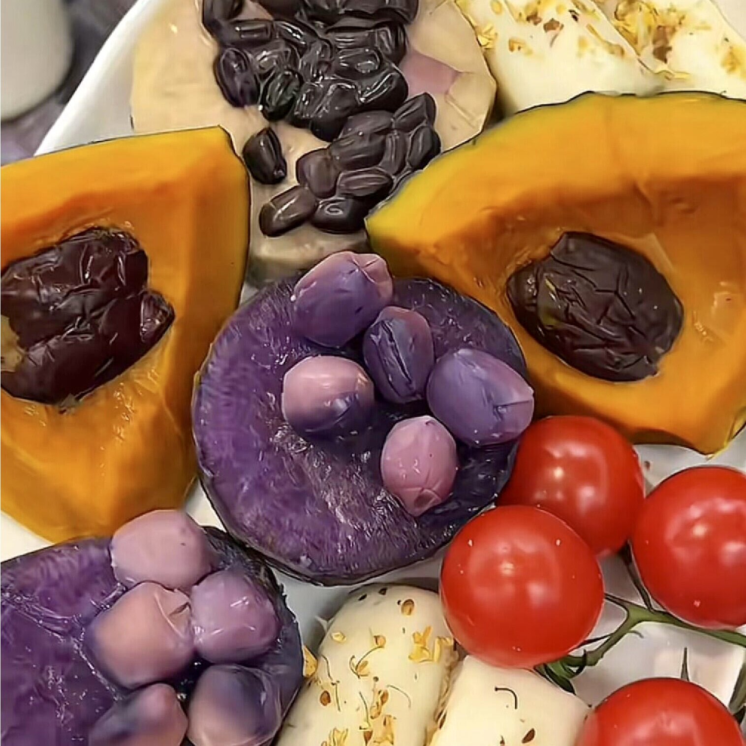 6种杂粮组合即食免蒸粗粮餐紫薯芋头混搭轻食早餐便携充饥小点心