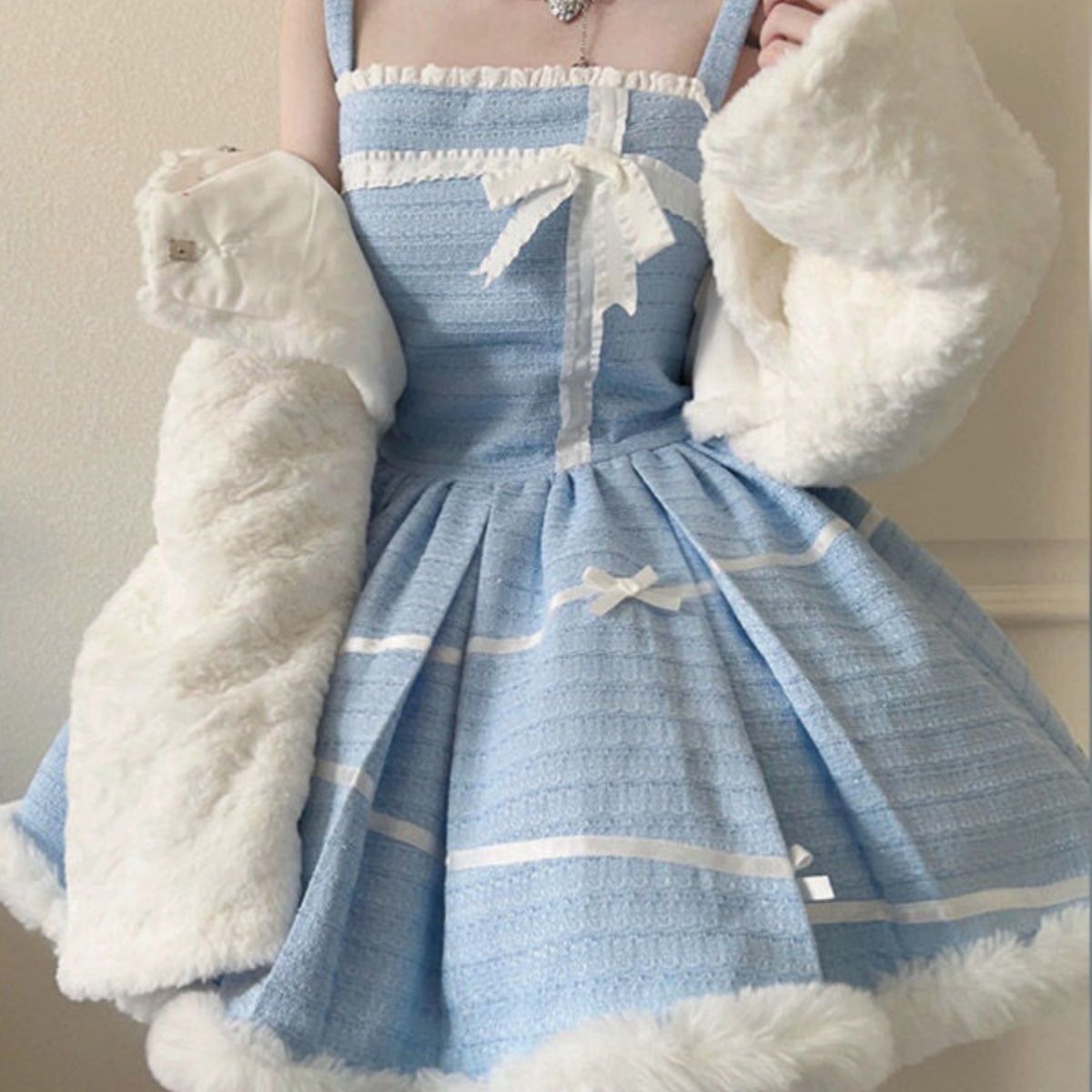 初雪蓬蓬裙秋冬千金新款Lolita