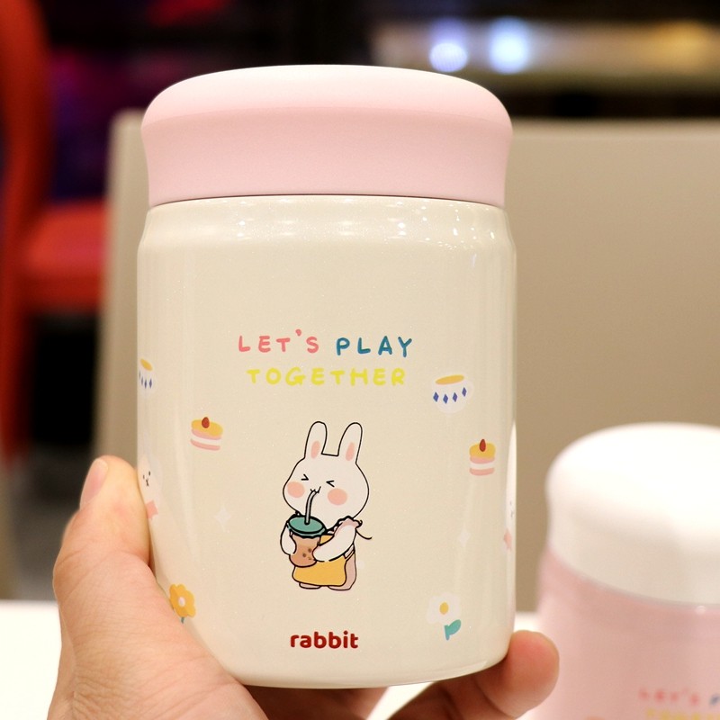 焖烧杯女便携保温壶 上班族学生316不锈钢保温桶儿童迷你保温饭盒