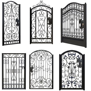 农村庭院花园门乡村入户双开门别墅庭院门院子门不锈钢小门防盗门