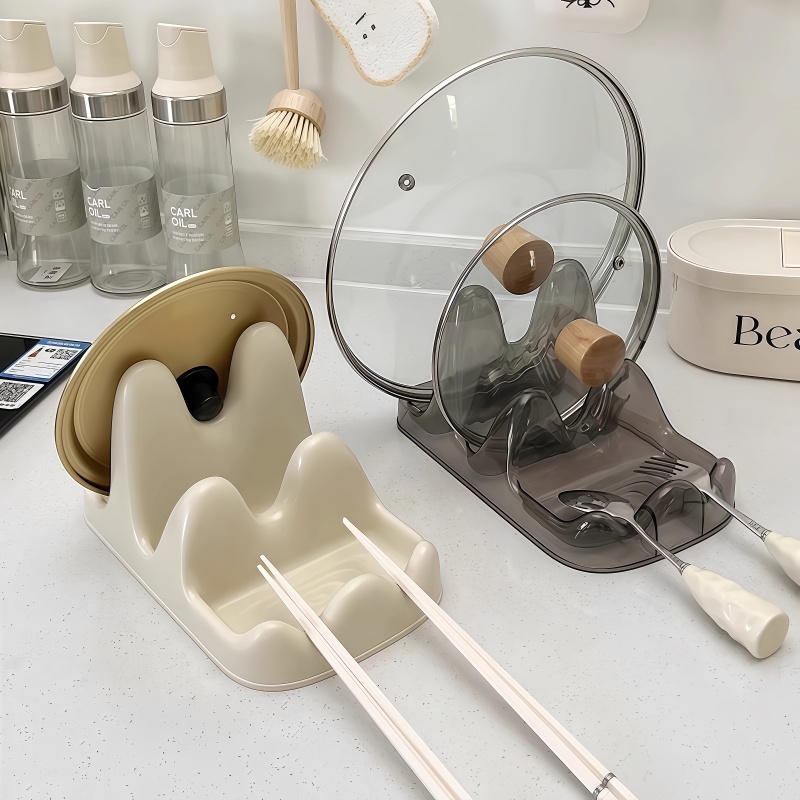 轻奢双层锅盖砧板架厨房台面案板