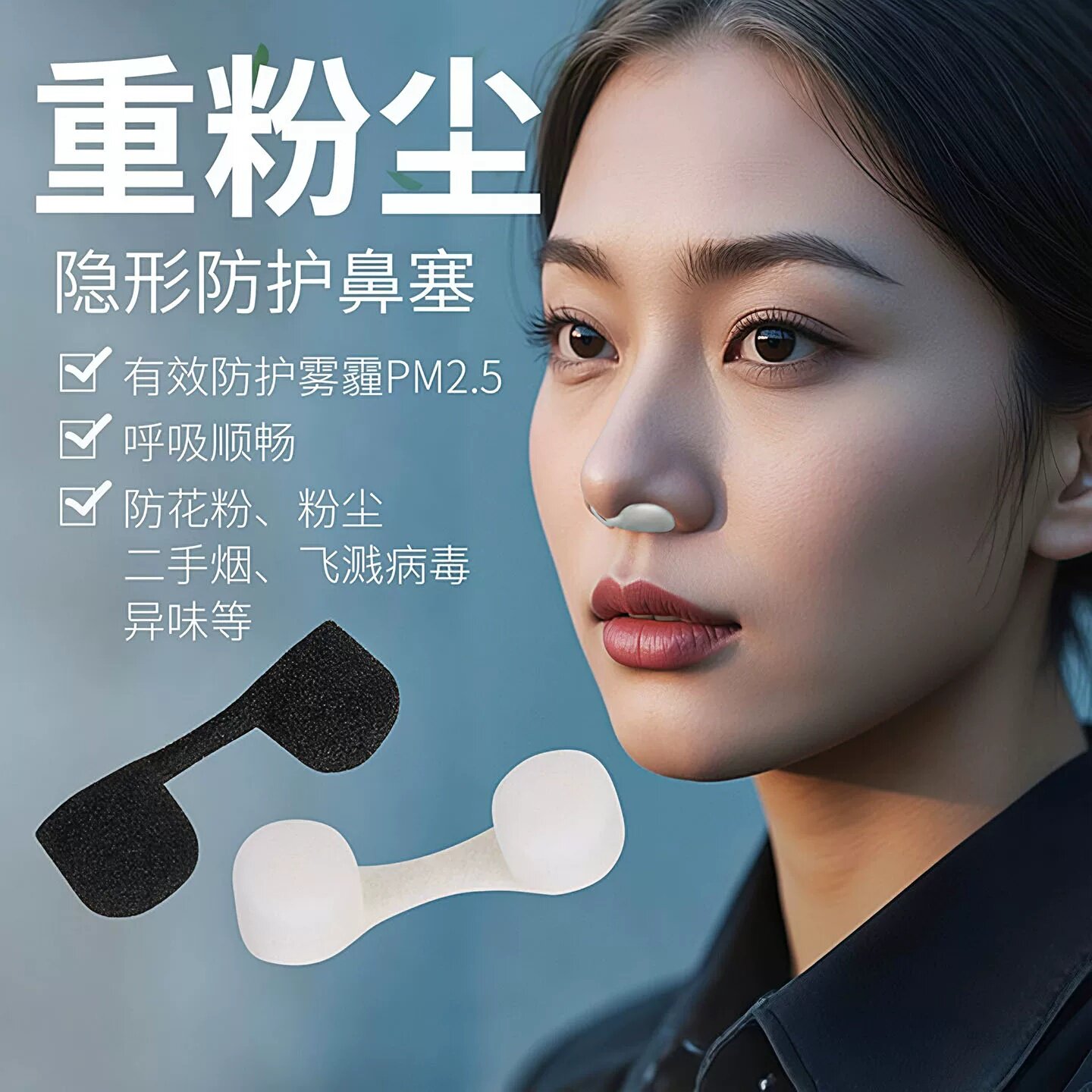 一次性防护鼻罩防花粉雾霾