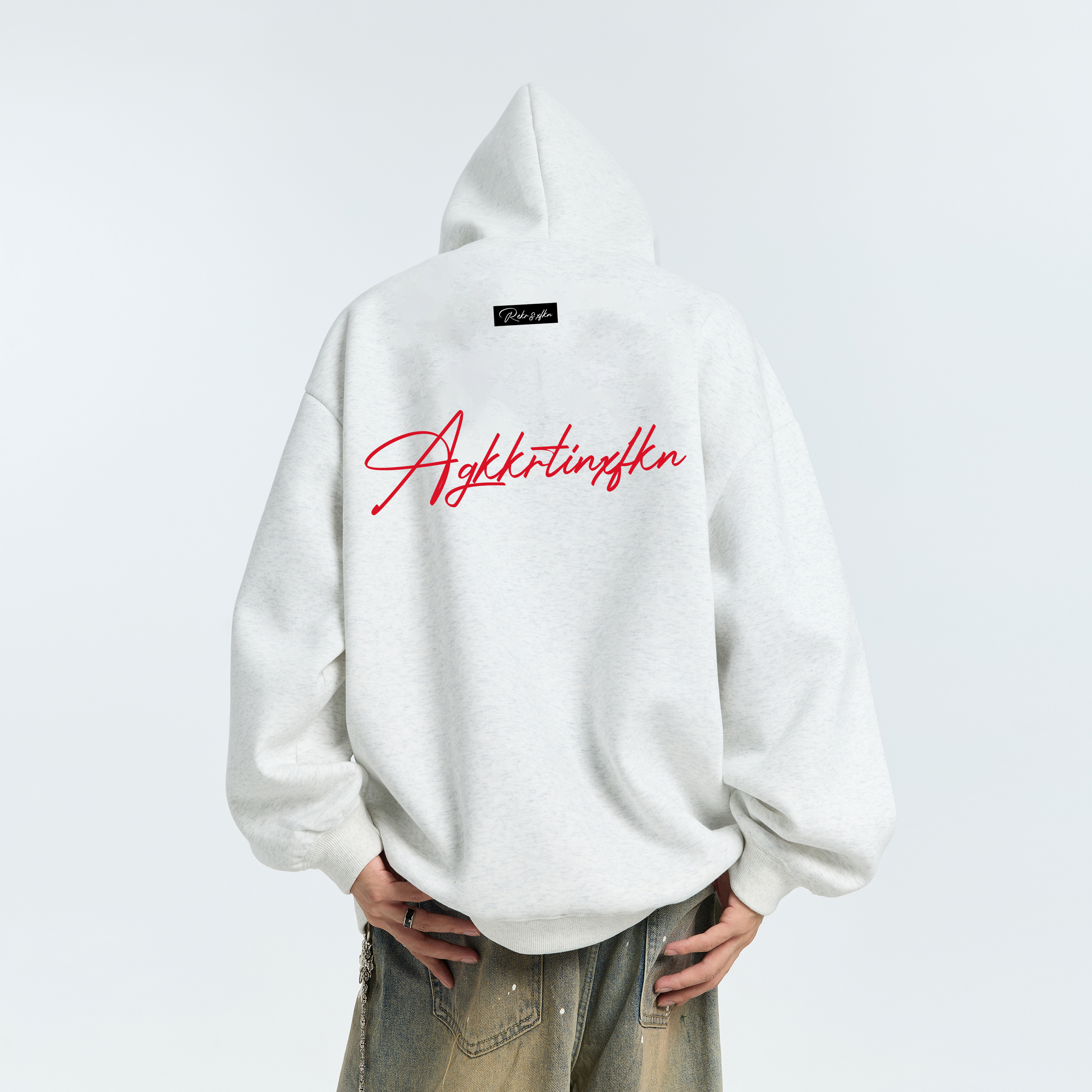 GKKRT加绒加厚宽松连帽卫衣