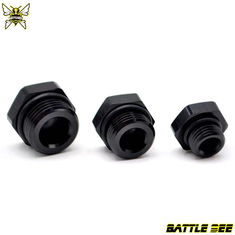 博卡改装配件 油冷油饼接口堵头 油箱堵头 AN6/AN8/AN10