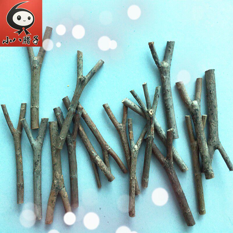 自然材料小树杈干 干树枝DIY手工制作幼儿园木工坊低结构环创装饰