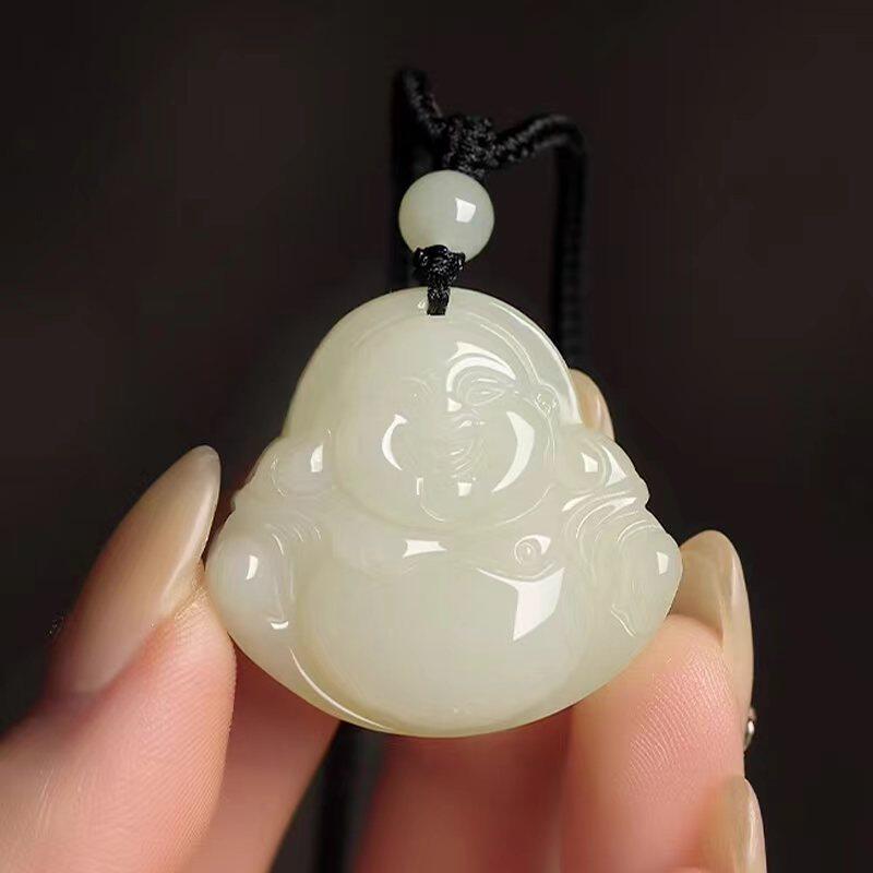 2025新款弥勒佛玉佛吊坠佛公挂件生日礼物送女生中考加油励志礼品