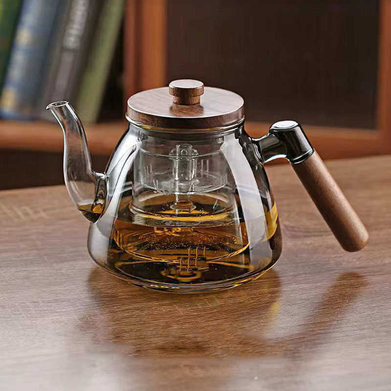 玻璃茶壶加厚耐高温高硼硅泡茶围炉煮茶一体木把新款泡茶壶煮茶壶,餐饮具,茶壶,淘宝优惠券,粉丝福利购,淘宝优惠卷