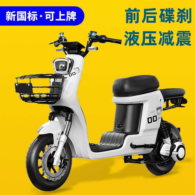 格士铃009二代电动自行车 新国标长续航锂电 高碳钢外送专用车