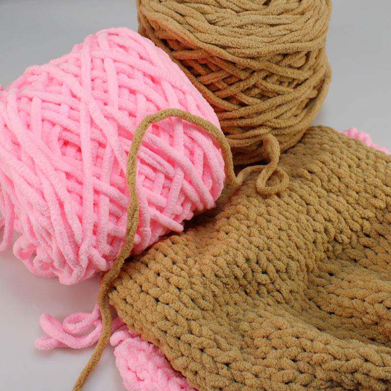 3.3两大分量线粗毛线大团冰手工条织围巾包包5424毛线团钩针d编iy