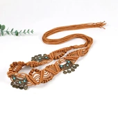 古风编织女波西米亚民族风配饰装 饰裙子复古身体链