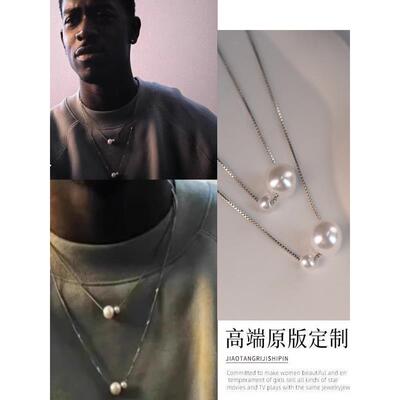 F1狂飙飞车戴姆森同款仿珍珠项链