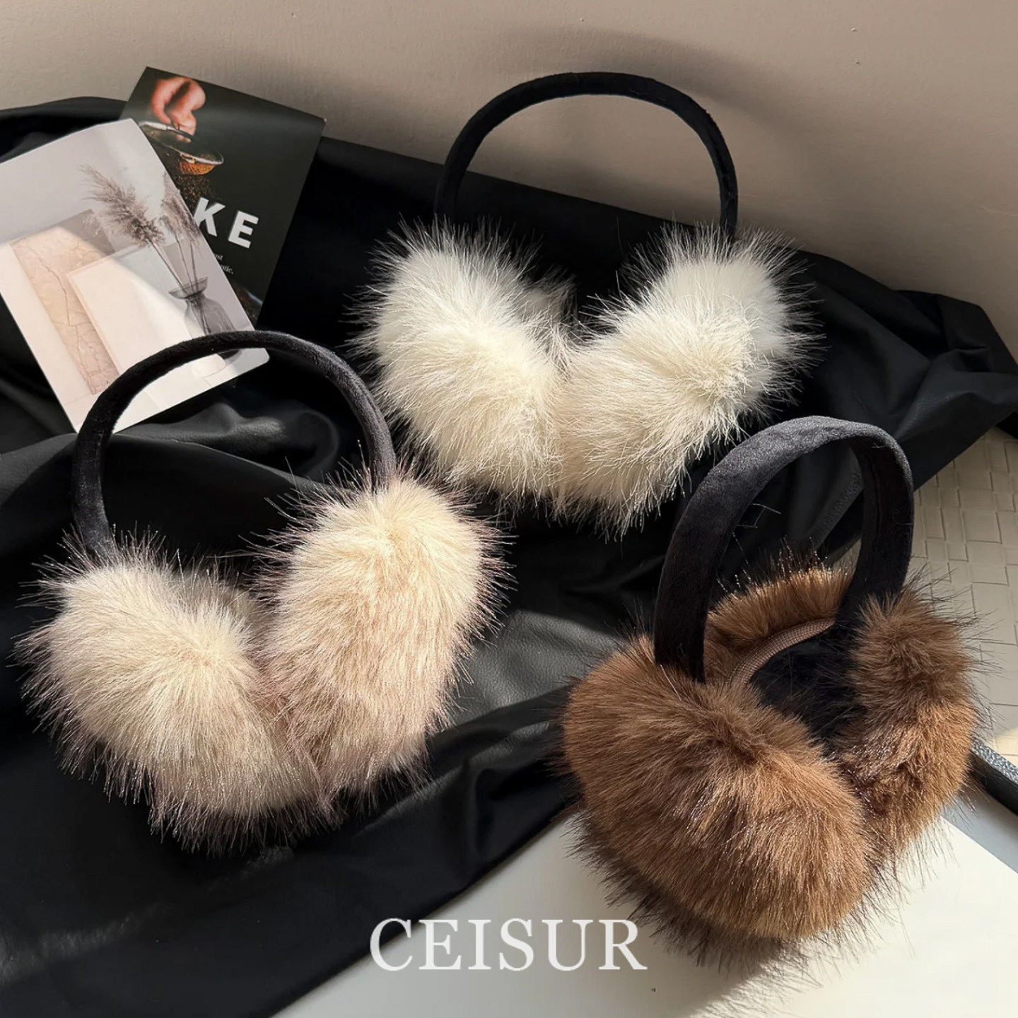 韩系新款仿狐狸毛毛绒耳罩女新年冬季保暖耳套护耳防冻耳捂子耳暖,服饰配件/皮带/帽子/围巾,耳套,淘宝优惠券,粉丝福利购,淘宝优惠卷