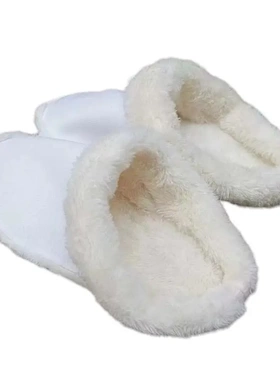 白色内胆专用保暖棉套加绒洞洞鞋冬天宿舍两穿可拆卸保暖家居内胆