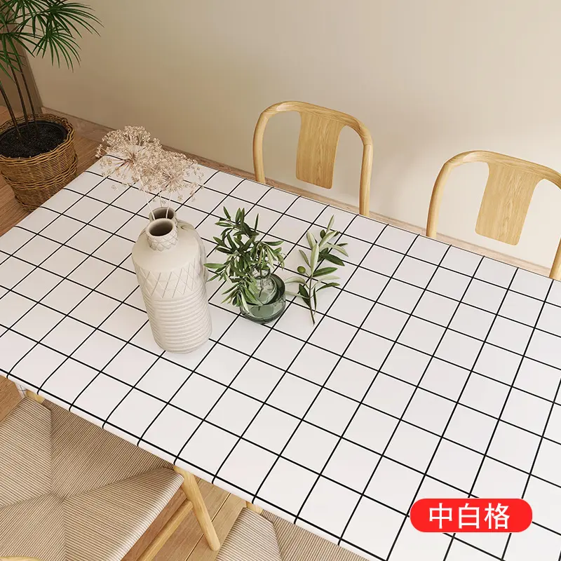 大白格厨房防油贴纸自粘耐高温防水墙贴灶台面橱柜防水翻新墙壁纸