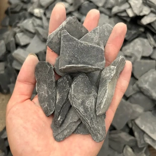 鱼缸造景乌龟缸溪流石晒台片石岩片 云片石 页岩岩片假山石微景观