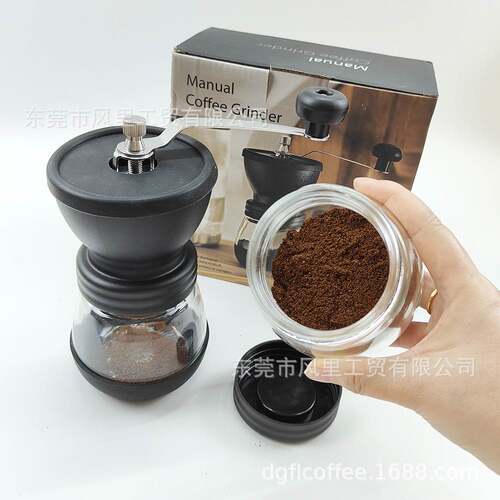 咖啡磨豆机 手摇手动研磨器 手冲咖啡磨粉机套装coffee grinder