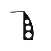 直销配件塑料三孔插管水烟配件支架hook braet