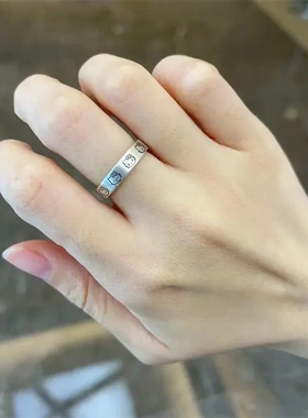 hellokity卡通戒指kt猫尾戒食指戒送女友礼物开口款可调节指环潮