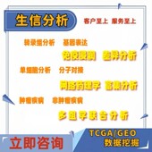 画图SCI生信图R语言相关性分析生信服务