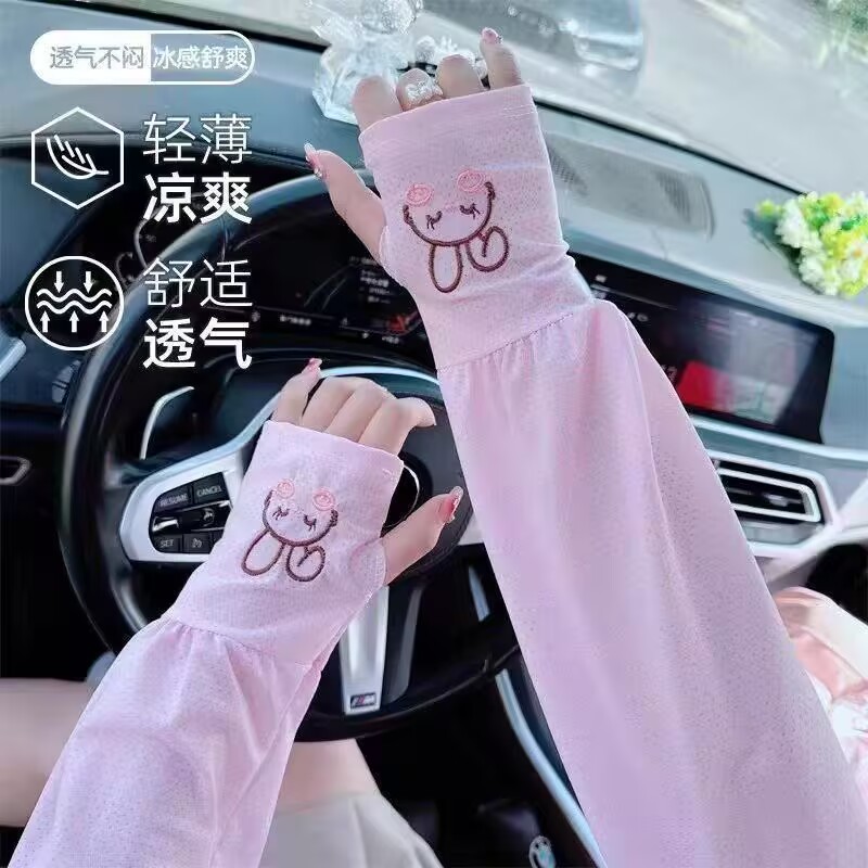 冰袖防晒袖套冰丝女夏2025新款