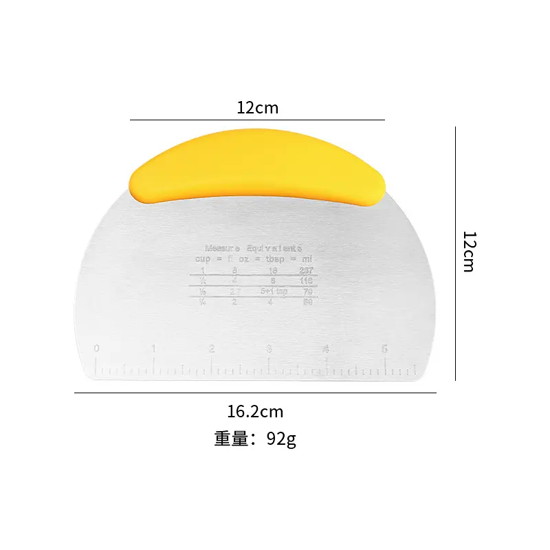 不锈钢切面刀面团牛奶扎糖雪花酥切刀奶油刮板蛋糕馒头烘焙工具
