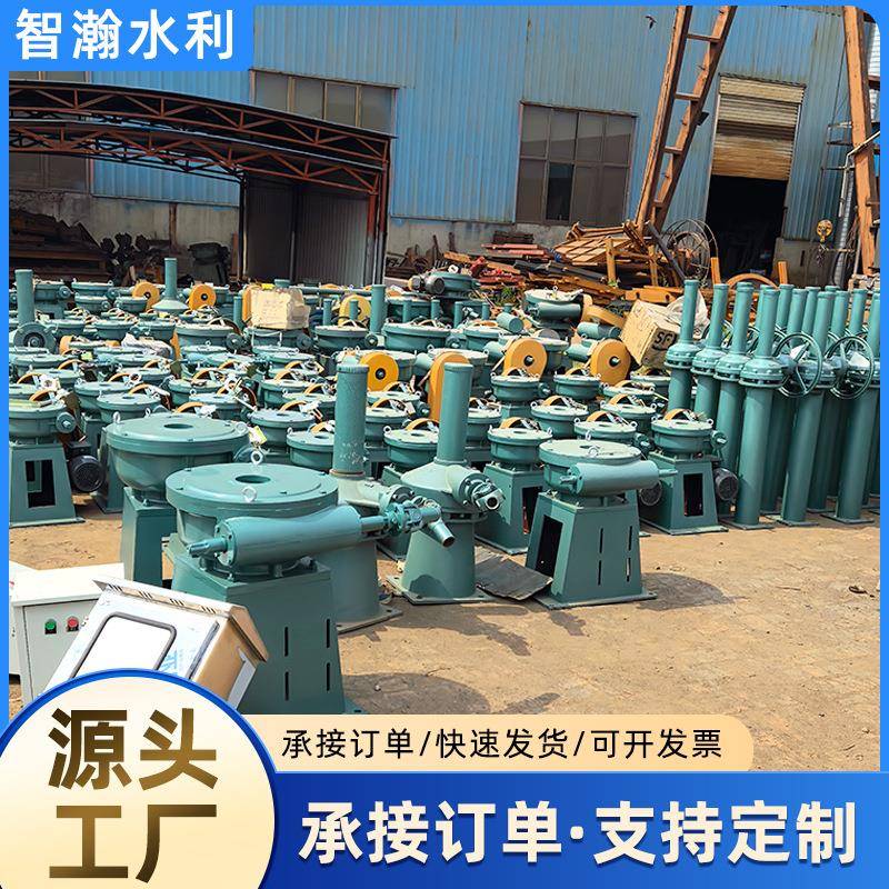 手动一体式启闭机单双吊点启闭机污水处理手电两用式启闭机设备