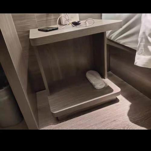 酒店家具全季同款床头柜标间全套公寓客房旅馆民宿定制双人床