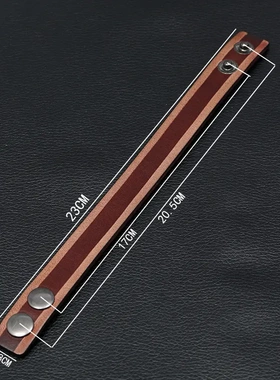 热销饰品复古做旧牛皮手链简约欧美新款光板皮手环皮质P01987手饰