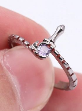 东京金木研图案戒指男女os可调节指环礼品戒指/指环戒指、指环铜