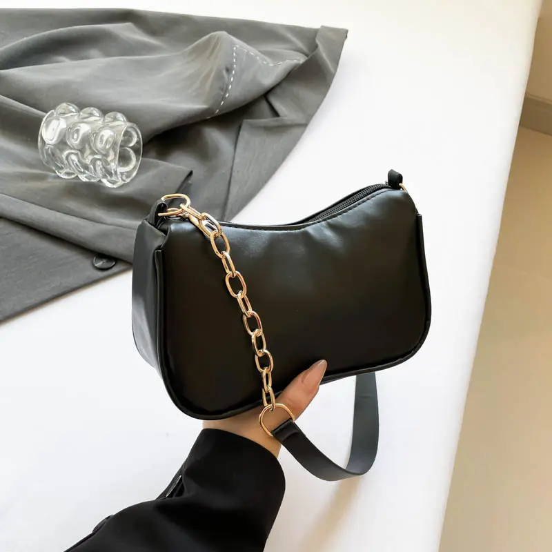 小众设计高级质感包女2025秋季新款单肩腋下法棍包时尚女包腋下包