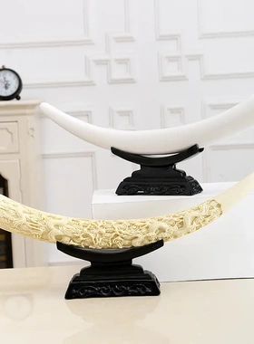 中式创意龙纹家居装饰客厅摆件玄关酒柜办公室桌面仿摆设装饰摆件