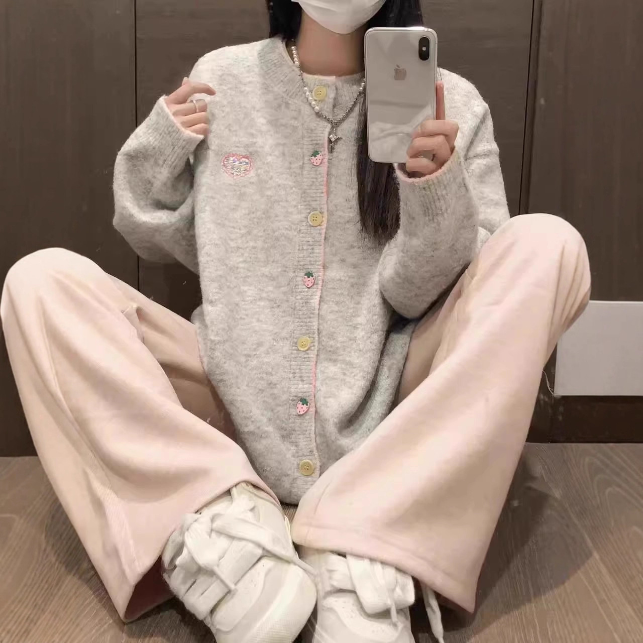 2025新款慵懒风毛衣外套女秋季高级感韩系上衣宽松休闲针织开衫