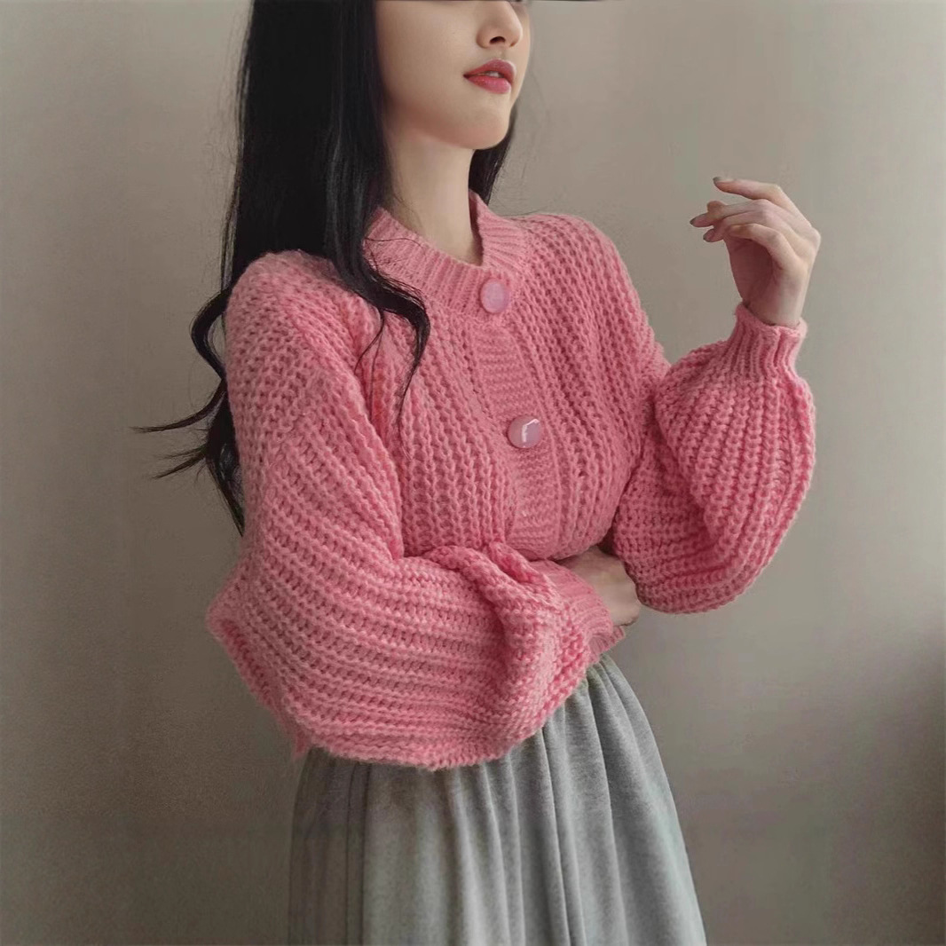 宽松毛衣外套女装2025新