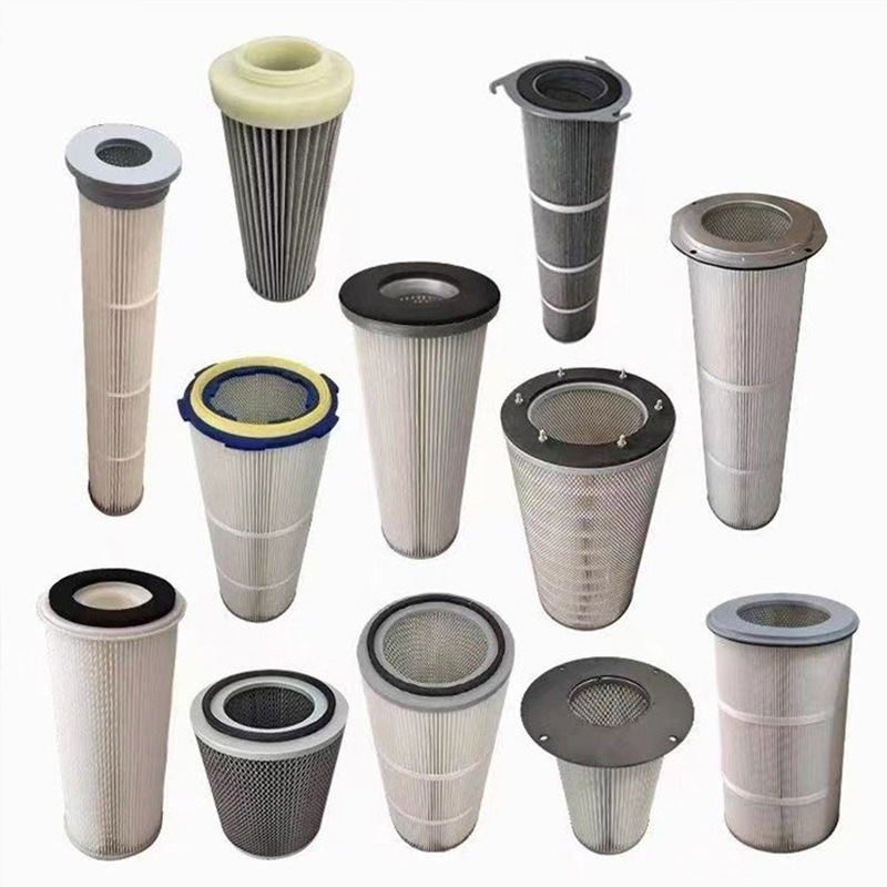 工业除尘滤芯六h耳l快拆除尘器抛丸机上料机喷砂机滤芯清扫车滤材