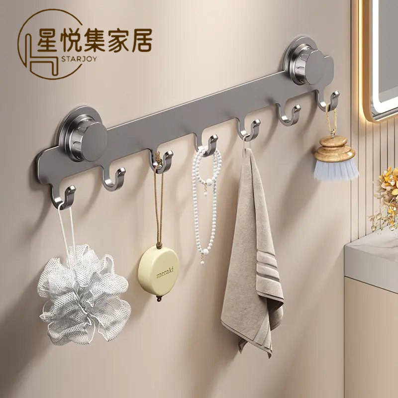 双吸吸盘门后挂钩挂衣架子