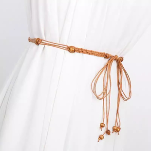 编织腰带女款配裙子设计高级感时尚百搭宽版装饰配饰洋气2025新款