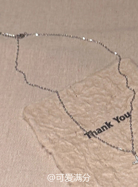 简约银色仿锆石十字架项链女配饰