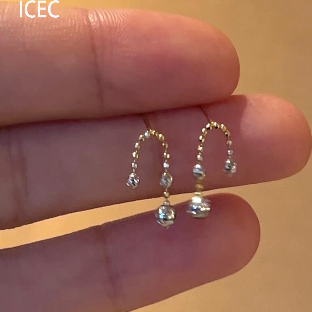 清冷感金色圆弧小圆球流苏耳钉女简约设计耳环轻奢高级感百搭耳饰,饰品/流行首饰/时尚饰品新,耳钉,淘宝优惠券,粉丝福利购,淘宝优惠卷