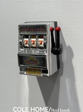 澳门冰箱贴水果机老虎机幸运777摇奖机旅纪念品创意礼品送礼好物